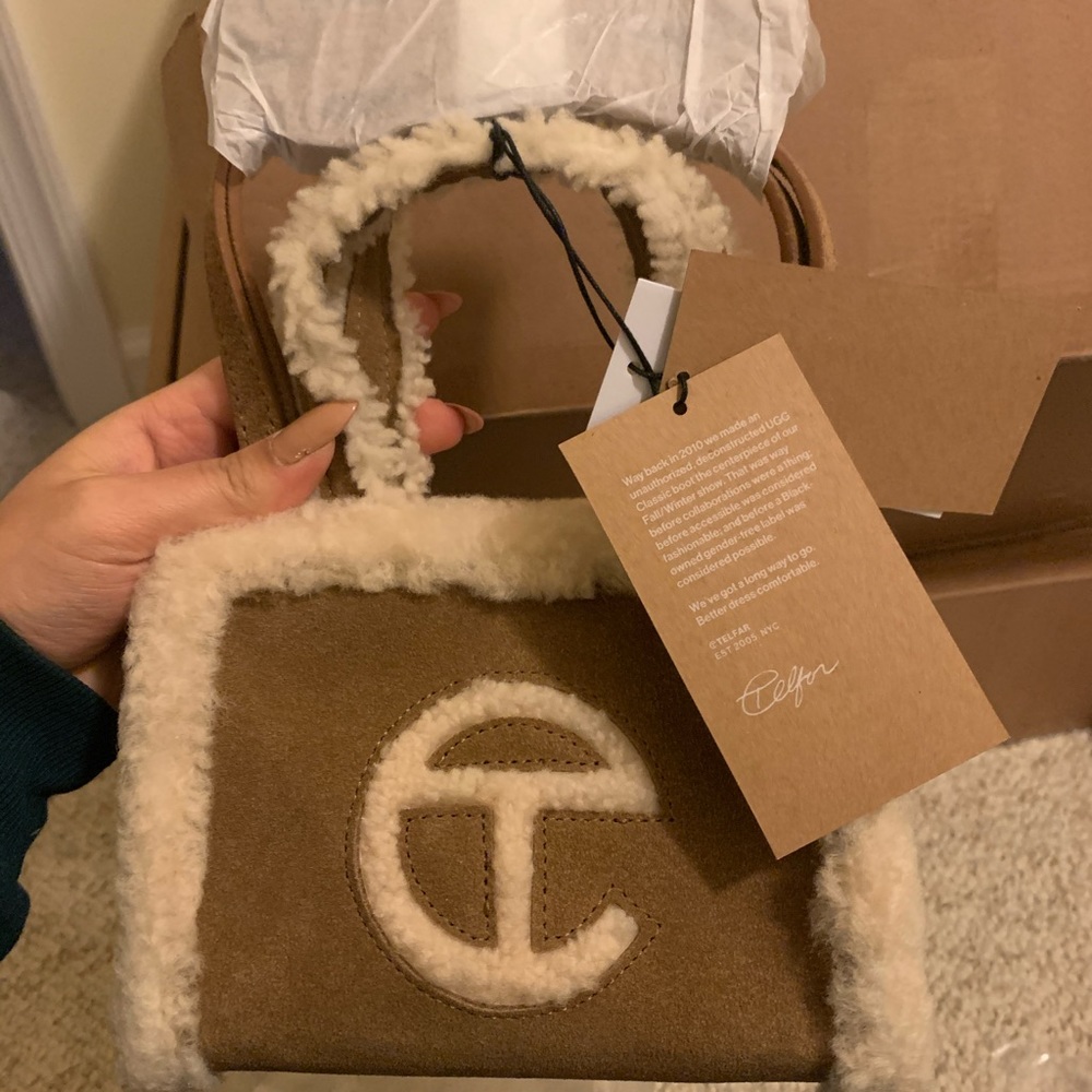 Small TelfarxUGG chestnut bag